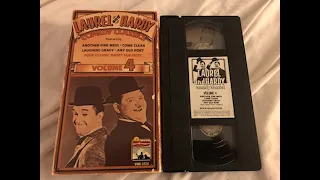 Closing of Laurel and Hardy Comedy Classics Vol 4 1980 VHS