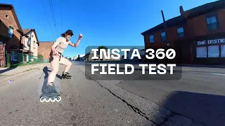 My First Ride with the Insta 360 X2 (CITY BLADING)