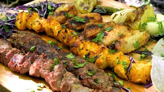 Campfire Kebabs - Mixed Grill: Lamb / Chicken Shish, Kofte & Wings