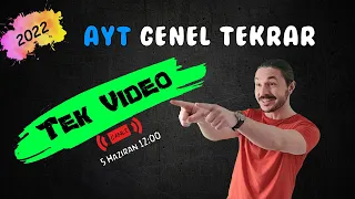 AYT COĞRAFYA GENEL TEKRAR FULL TEKRAR Tek video PDF