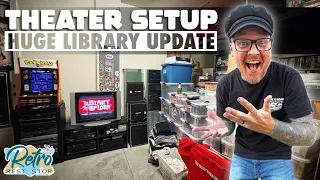 RRS | Setting Up My Theater In The New Library, Or At Least Some Of It