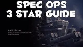 MW3 Spec Ops - 3 Star Guide - Arctic Recon - Veteran (DLC Mission)