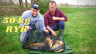 DZIEŃ KONIA CZYLI MASA BRAŃ I 50 KG RYB | METHOD FEEDER W AKCJI