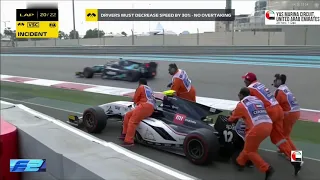 FIA Formula 2 Crash Mazepin vs Isaakyan