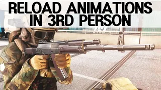 Battlefield 4 All Weapons Reload Animations In Third Person