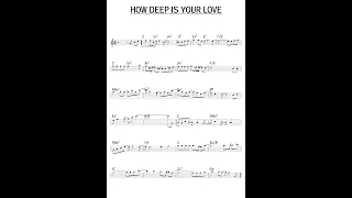 How Deep Is Your Love (Bee Gees) Funk Backing Track For Piano, Flute, Guitar  (C Instruments)