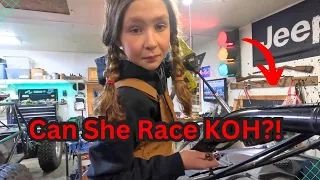 Will Emily be able to race at King of the Hammers?!! #KOH #kingofthehammers #utv