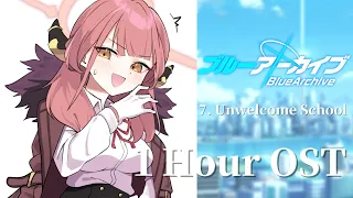 【ブルアカBGM】ブルーアーカイブOST 7. Unwelcome School 1Hour 1時間耐久