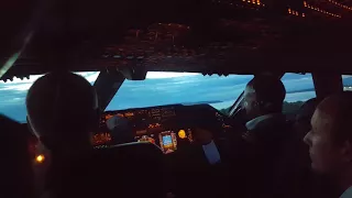 747 Cockpit Take-off From Anchorage