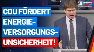 CDU fördert Energieversorungsunsicherheit! - Steffen Kotré - AfD-Fraktion im Bundestag