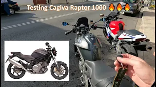 Testing Cagiva Raptor 1000!