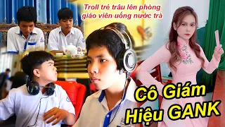 TROLL Trẻ Trâu Nói Dối Bị Bệnh Trốn Học Đi Chơi Nét Bị Cô Giám Hiệu Gank | TQ97