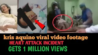 JUST IN: KRIS AQUINO VIRAL  VIDEO FOOTAGE  INATAKI SA PUSO.