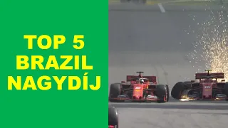 TOP 5 F1-es Brazil Nagydíj