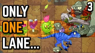 Can you beat Plants vs. Zombies 2 with ONLY ONE LANE? FINALE Part 3