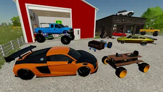 Buying Random Barns at Auction from Millionaire | Farming Simulator 22