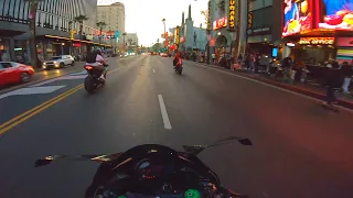 Riding My Ninja H2 Through Hollywood