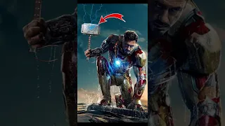 How Ironman lift Thor's hammer mjolnir? || #shorts