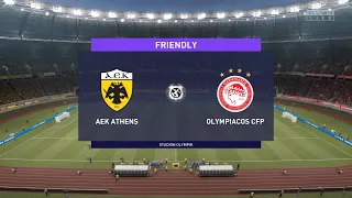 FIFA 21 | AEK Athens vs Olympiacos - Greece Super League | 04/04/2021 | 1080p 60FPS