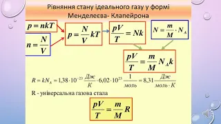 Фізика 10 клас.   Абсолютна шкала температур  Рівняння стану ідеального газу