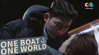 【ENG DUBBED】Tian Yue kissed Ding Kai after drunk? [One Boat One World 海洋之城]【China Zone-English】