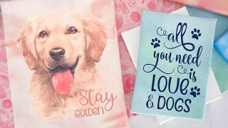 DIY Canvas Art with Your Cricut! Heat Transfer Iron-on Vinyl on Canvases