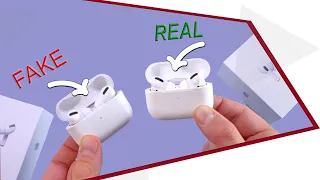 AIRPODS PRO REAL VS FAKE (all differences  2020)