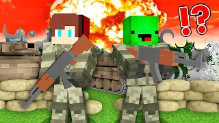JJ and Mikey Became WAR in Minecraft Challenge by Maizen