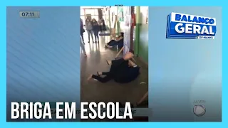 Estudantes brigam dentro de uma escola da rede pública do DF