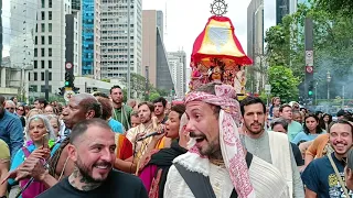 Ratha-yatra (festa de carro) em São Paulo. 06/11/2022 Ратха-ятра (праздник колесниц) в Сао Пауло.