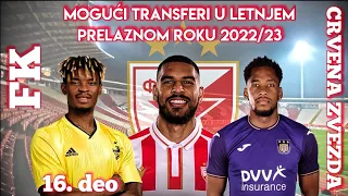 FK Crvena zvezda | Mogući Transferi U Letnjem Prelaznom Roku 2022/23! 16. deo
