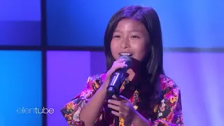 Adorable Americas got talent singer Celine Tam performs