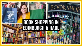 Book shopping in Edinburgh, a huge book haul & we visit one of the UKs largest 2nd hand book stores!