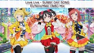 SUNNY DAY SONG (BiBi Mix) - Eng/Rom Color-Coded Lyrics - µ's