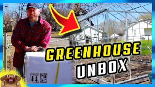 Harbor Freight 10 X 12 Greenhouse Kit UNBOXING!!! With TIPS and TRICKS!!