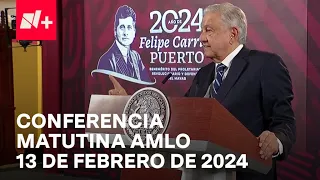 Conferencia mañanera AMLO hoy / 13 de febrero de 2024