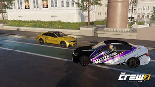 Mercedes-Benz C63 AMG vs  BMW M4 битва века в The Crew 2