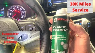 30K Miles Service on my 2021 RAV4 & Cleaning the Evaporator Core