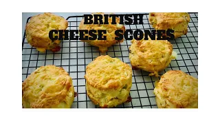 HOW TO MAKE BRITISH CHEESE SCONES | Cheese Scones recipe - Light, Delicious and easy too!