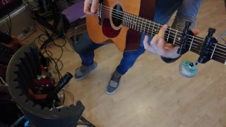 Acoustic Improvisation with Drone Tunings using 2 Multi-String guitar Capos.