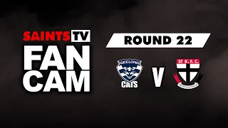 SAINTS TV FAN CAM | Round 22 2021: Geelong vs St Kilda