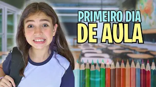 VLOG DO PRIMEIRO DIA DE AULA - FAMÍLIA PORCIDES