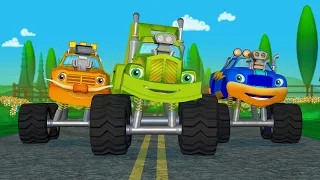 🔴LIVE - Learn Colors Monster Truck Race + Monster Truck Compilation