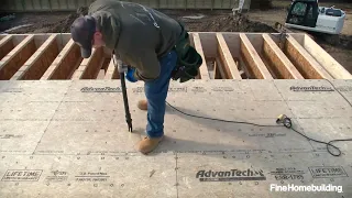 Squeak-Free Subfloor Installation