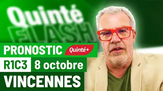 Pronostic PMU Quinté Flash Turf - Vincennes (R1C3 du 8 octobre 2021)