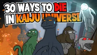 30 WAYS to DIE in KAIJU UNIVERSE! | Roblox Kaiju Universe