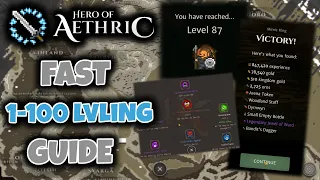 Level Fast T1 to T5 (1-100) // Hero of Aethric Beginners Guide