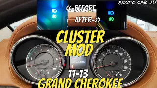 Wk2 Grand Cherokee cluster removal and modification 2011-13