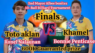 600K Guarranted Prize Bacolod City | Ronel Nalaunan 🆚️ Bonnie Penticase | Race 9 | Finals