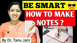 "Smart Note-Making Strategies: Take Notes Wisely and Stay Ahead" by Dr Tanu Jain #tathastuics #upsc